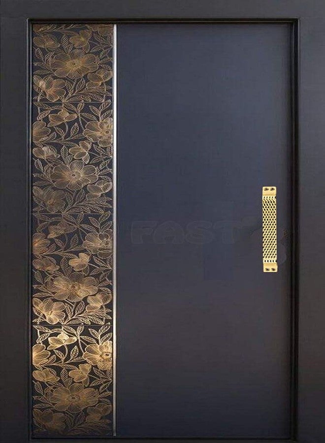 فاست مقبض سحب أبواب ونوافذ متين للغاية من FAST DH302، مطلي بالذهب بتقنية PVD، بفتحة أمامية، مقاس 8 بوصات، قطعتان - Image 4